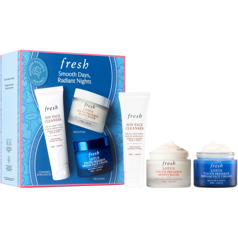 fresh Smooth Days, Radiant Nights set pentru îngrijirea tenului