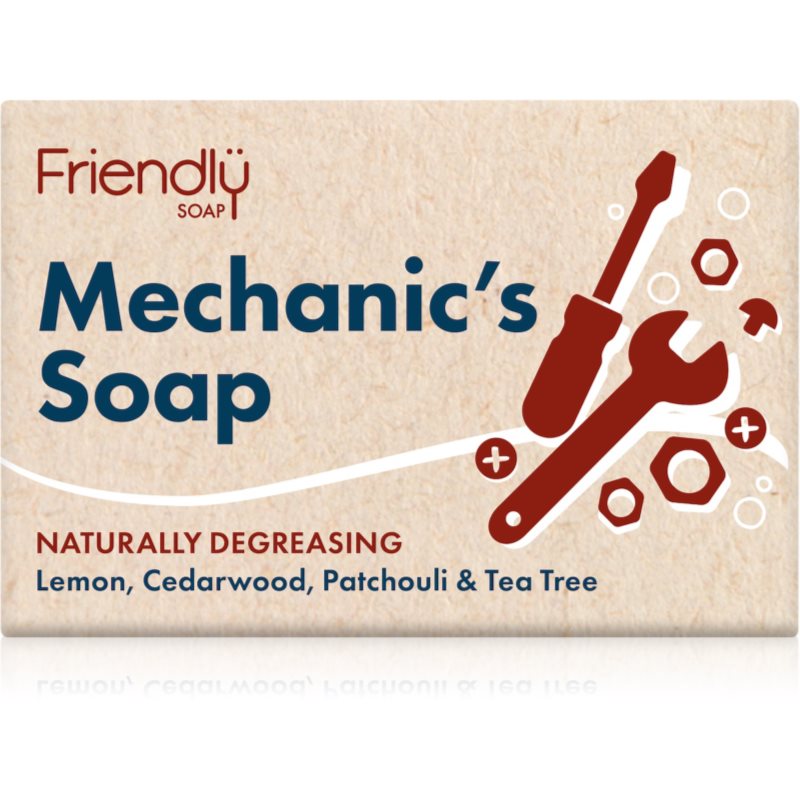 Friendly Soap Mechanic&#039;s Bar Sapun natural pentru fata si corp 95 g