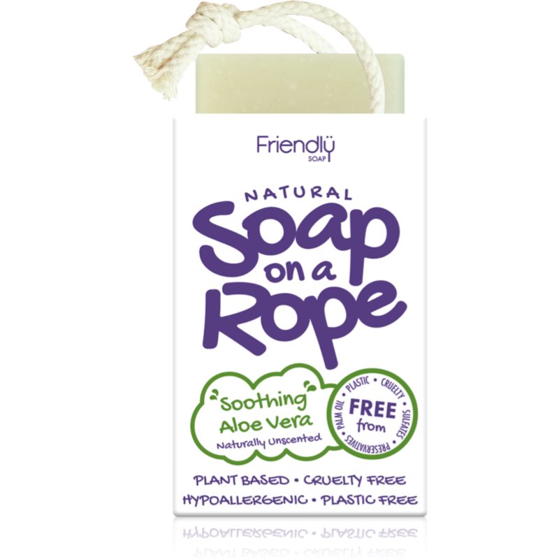 Friendly Soap Soap on a Rope Aloe Vera săpun natural pe șnur 95 g