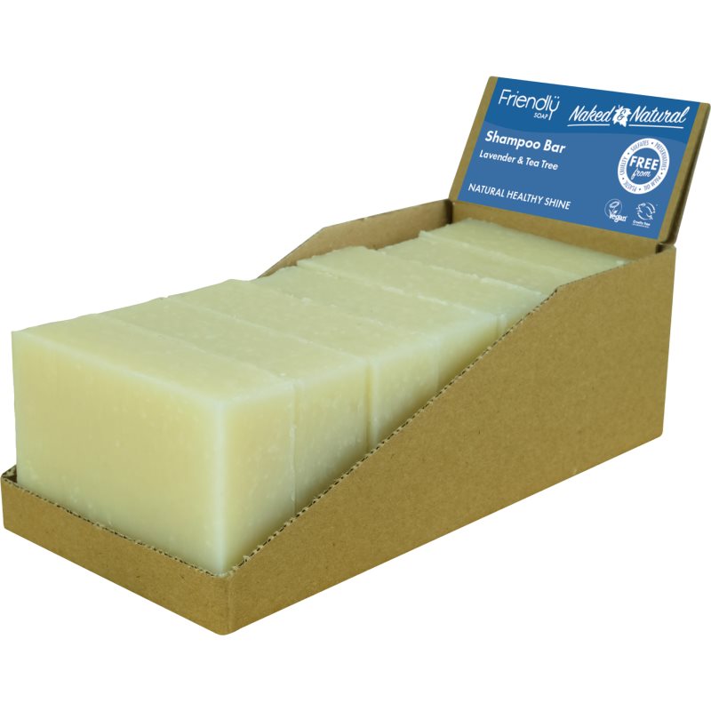Friendly Soap Natural Shampoo Bar Lavender and Tea Tree săpun natural pentru păr 7x95 g