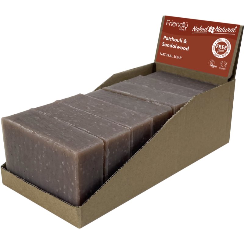 Friendly Soap Natural Soap Patchouli & Sandalwood săpun natural 7x95 g