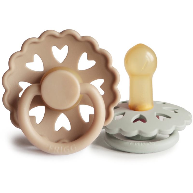 FRIGG Round Latex The Emperors New Clothes/Clumsy Hans suzetă Size 2 2 buc