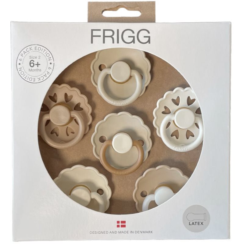 FRIGG 6 Pack Edition Size 2:6-18 months suzetă Cinnamon Charm 6 buc