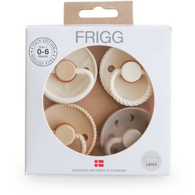 FRIGG 4 Pack Edition Size 1:0-6 months suzetă Crystal Sparkle