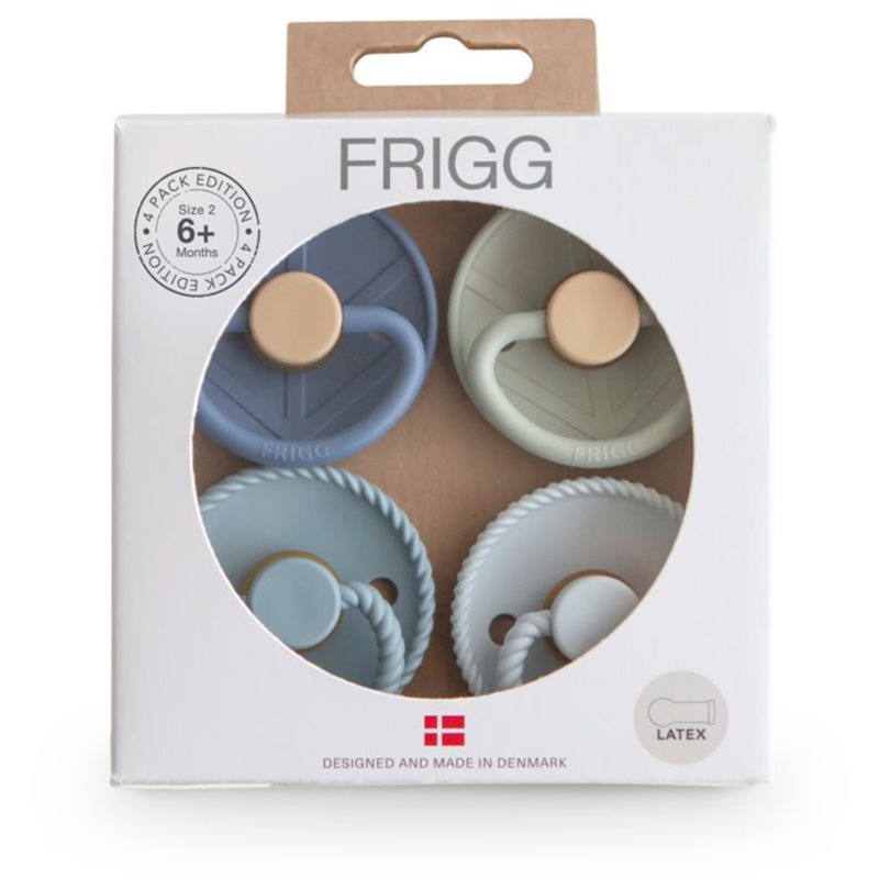 FRIGG 4 Pack Edition Size 2:6-18 months suzetă Skyline Serenity