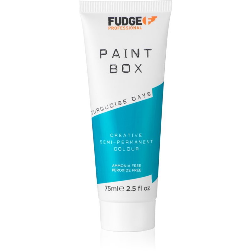 Fudge Paintbox vopsea de par semi-permanenta pentru păr culoare Turquoise Days 75 ml