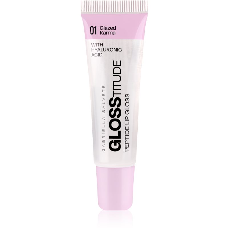 Gabriella Salvete Glosstitude Peptide Lip Gloss lip gloss hidratant culoare 01 Glazed Karma 10 ml