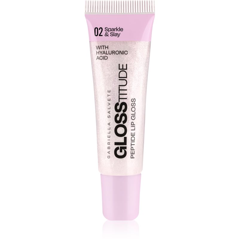 Gabriella Salvete Glosstitude Peptide Lip Gloss lip gloss hidratant culoare 02 Sparkle &amp; Slay 10 ml