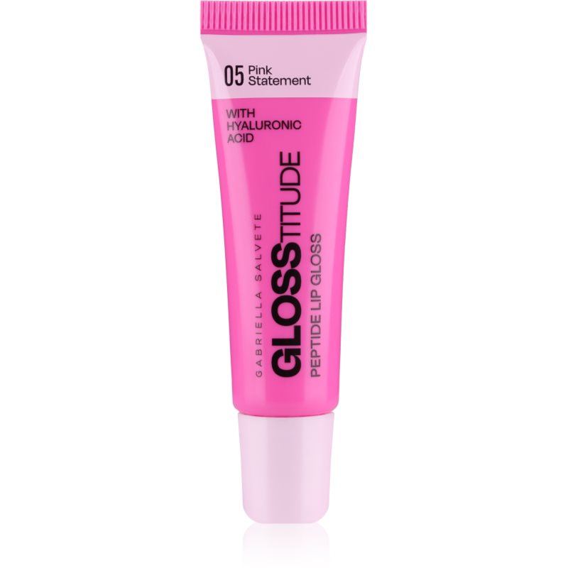 Gabriella Salvete Glosstitude Peptide Lip Gloss lip gloss hidratant culoare 05 Pink Statement 10 ml