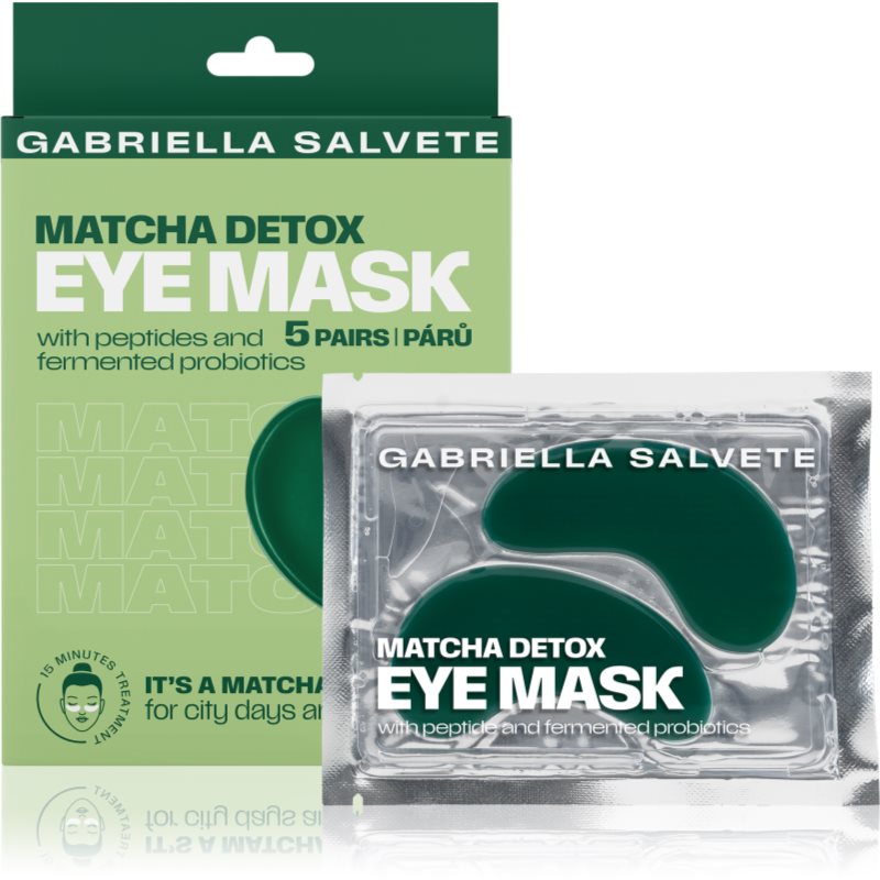 Gabriella Salvete Eye Mask Matcha mască detoxifiantă pentru ochi 5 buc