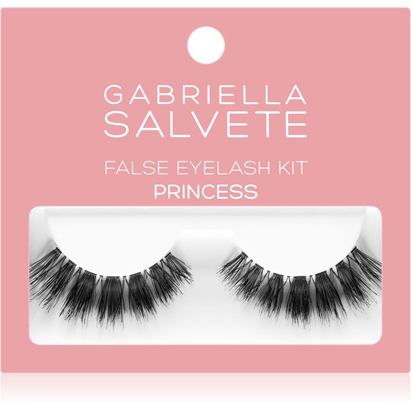 Gabriella Salvete False Eyelash Kit gene false cu lipici tip Princess 1 buc