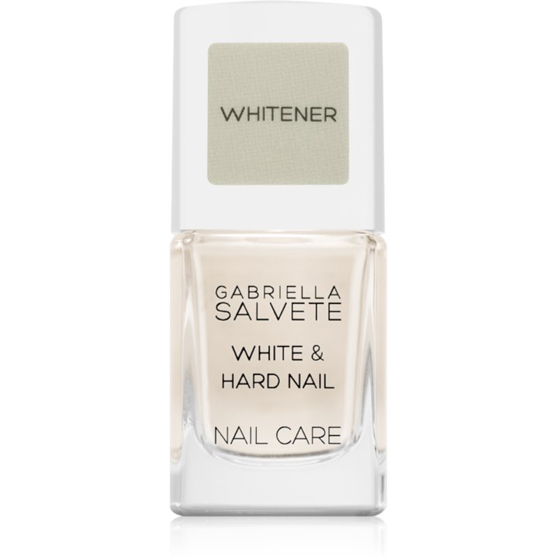 Gabriella Salvete Nail Care White & Hard Nail lac intaritor de baza pentru unghii cu efect de întărire 11 ml