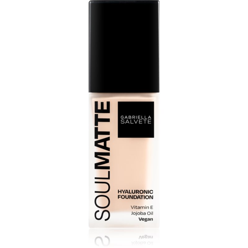 Gabriella Salvete SoulMatte machiaj persistent cu efect matifiant culoare 02 Ivory Cold 30 ml