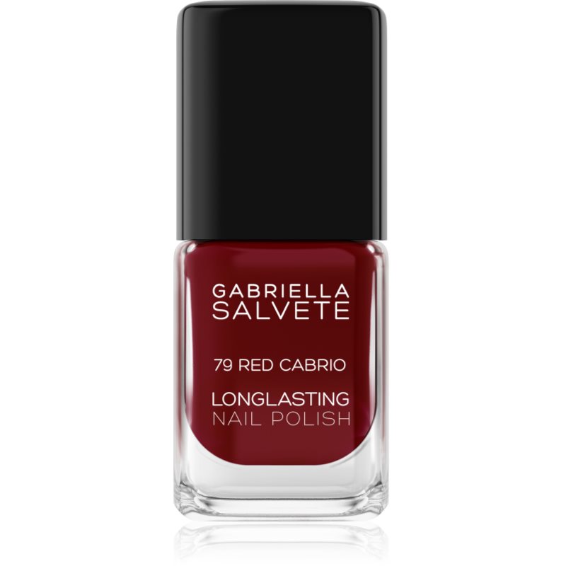 Gabriella Salvete Longlasting Enamel lac de unghii cu rezistenta indelungata lucios culoare 79 Red Cabrio 11 ml