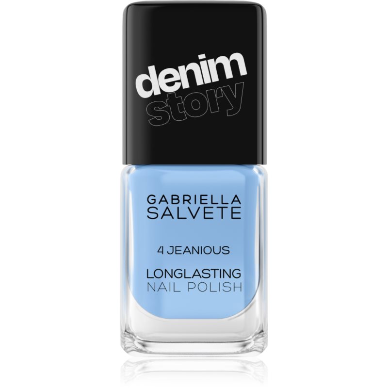 Gabriella Salvete Denim Story lac de unghii cu rezistenta indelungata culoare 04 Jeanious 11 ml