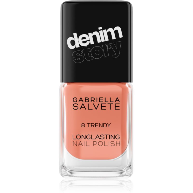 Gabriella Salvete Denim Story lac de unghii cu rezistenta indelungata culoare 08 Trendy 11 ml