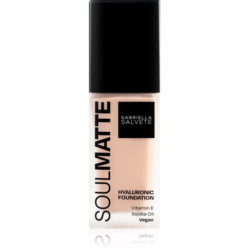 Gabriella Salvete SoulMatte machiaj persistent cu efect matifiant culoare 01N Porcelain Neutral 30 ml