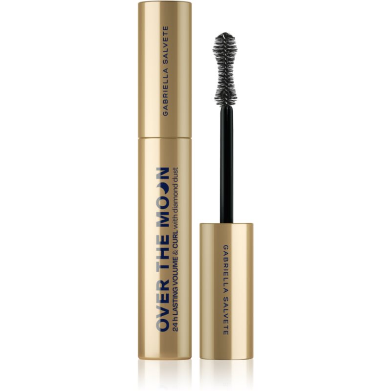 Gabriella Salvete Over The Moon mascara rezistent, pentru volum cu pulbere de diamante culoare Black 9,5 ml