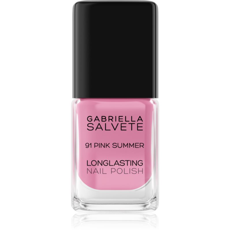 Gabriella Salvete Longlasting Enamel lac de unghii cu rezistenta indelungata lucios culoare 91 Pink Summer 11 ml