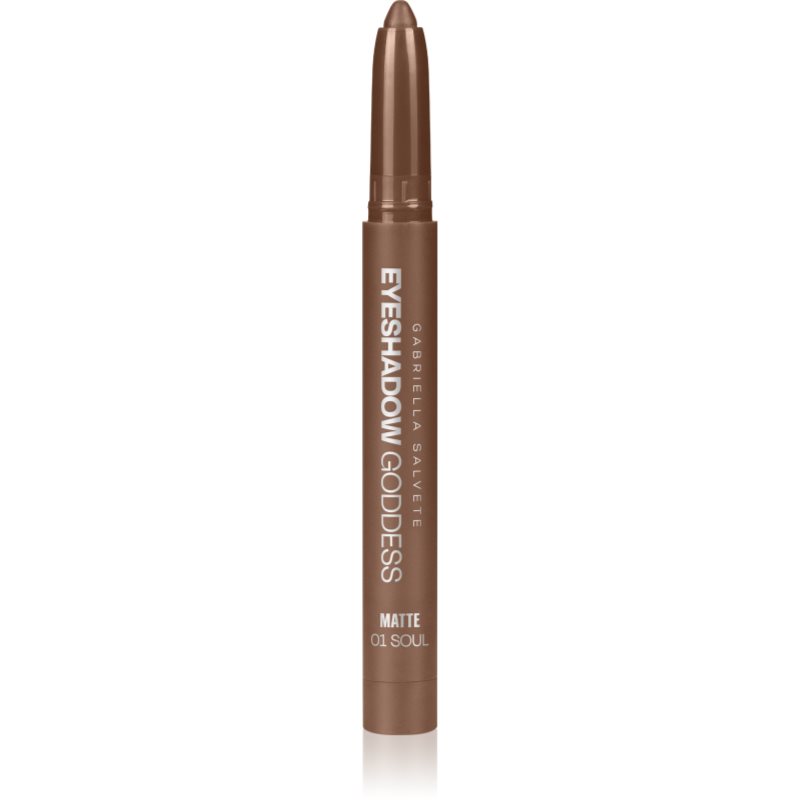 Gabriella Salvete Eyeshadow Goddess fard de pleoape cremos in creion culoare Matte 01 Soul 1.3 g