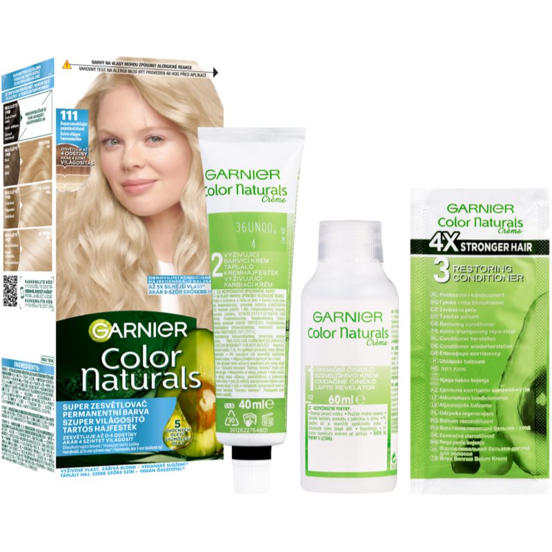 Garnier Color Naturals Creme culoare par culoare 111 Extra Light Natural Ash Blond 1 buc