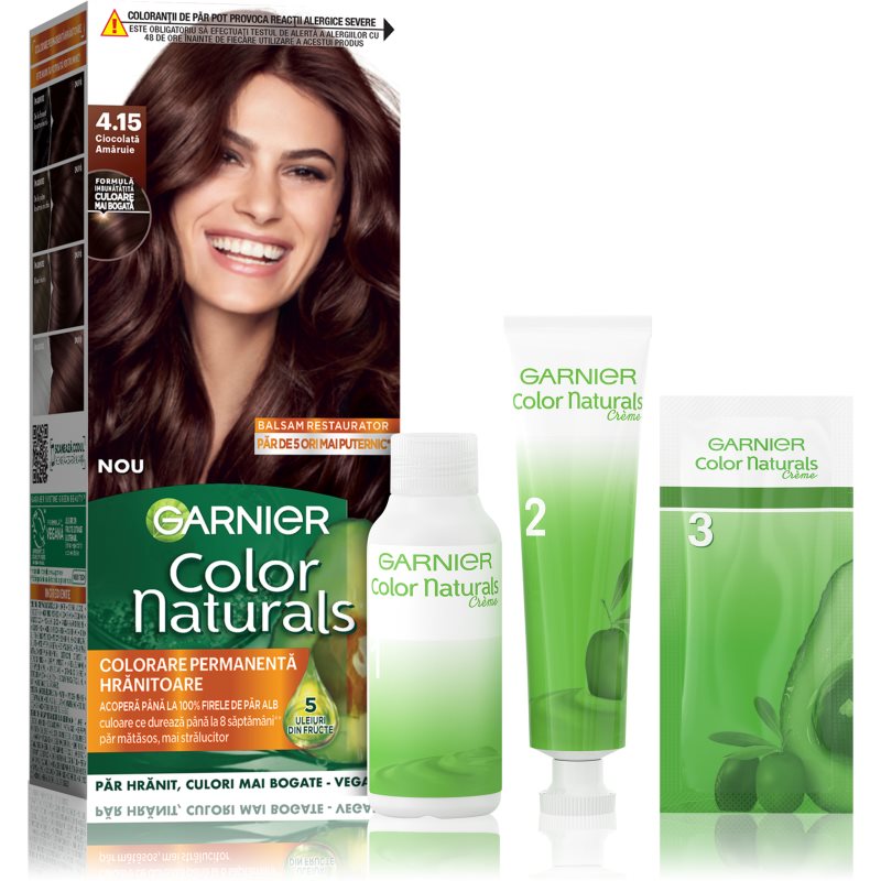 Garnier Color Naturals Creme culoare par culoare 4.15 Ciocolata Amaruie 1 buc