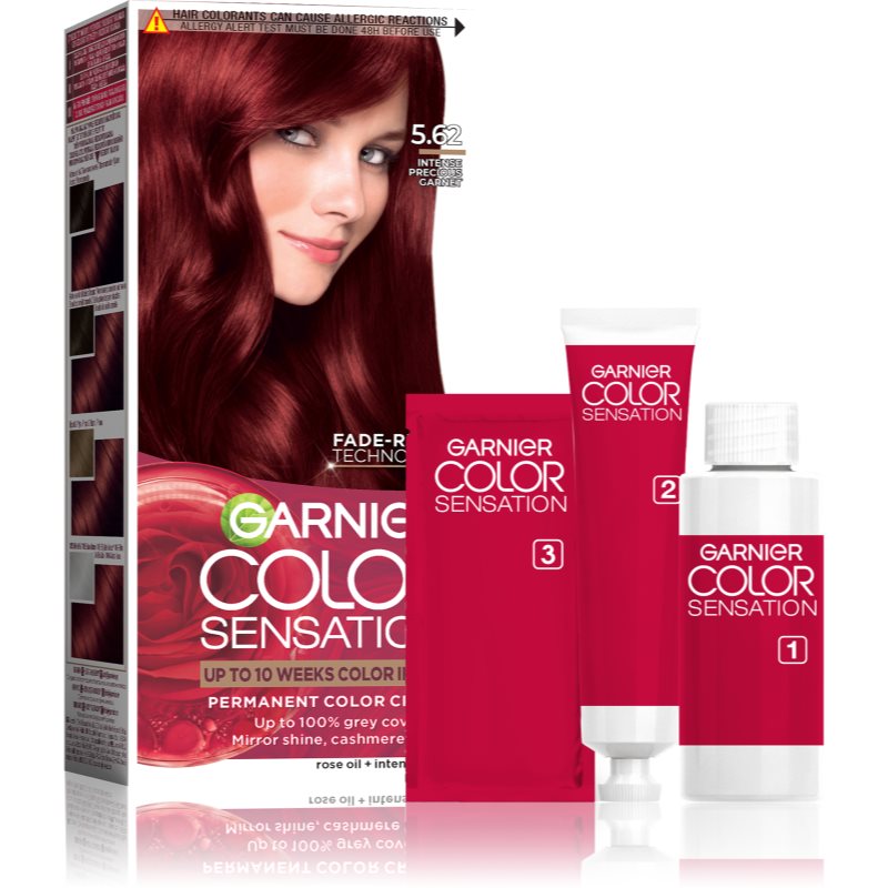 Garnier Color Sensation culoare par culoare 5.62 Visiniu Intens Pretios 1 buc