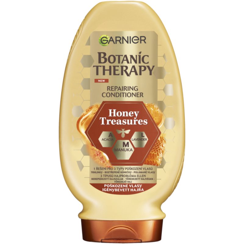 Garnier Botanic Therapy Honey & Propolis balsam regenerator pentru par deteriorat fără parabeni 200 ml