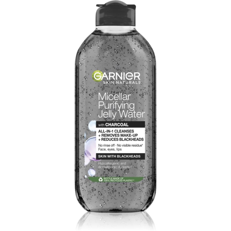 Garnier Skin Naturals Pure Charcoal apa pentru curatare cu particule micele cu textura de gel 400 ml