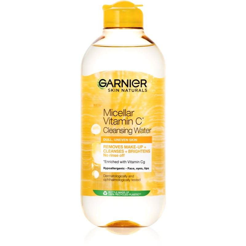 Garnier Skin Naturals Vitamin C Apa micela cu efect de curatare si indepartare a machiajului 400 ml