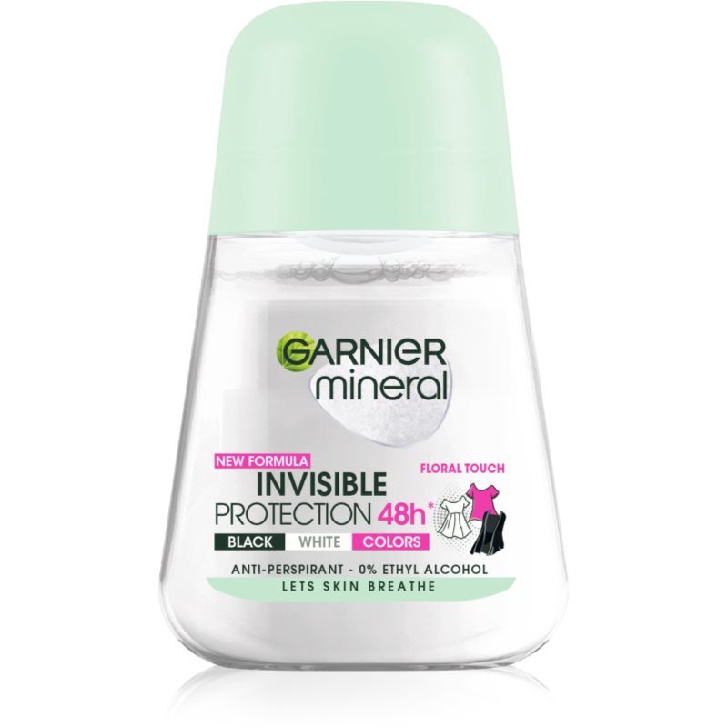 Garnier Mineral Invisible antiperspirant roll-on pentru femei 50 ml