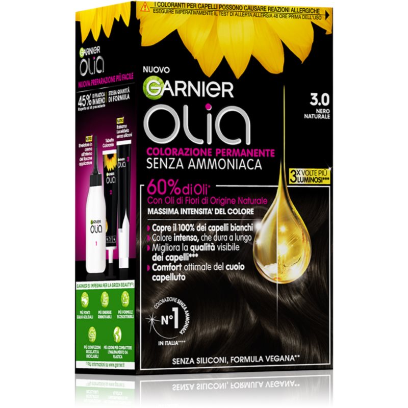 Garnier Olia Culoare permanenta pentru par culoare 3.0 Nero Naturale 1 buc