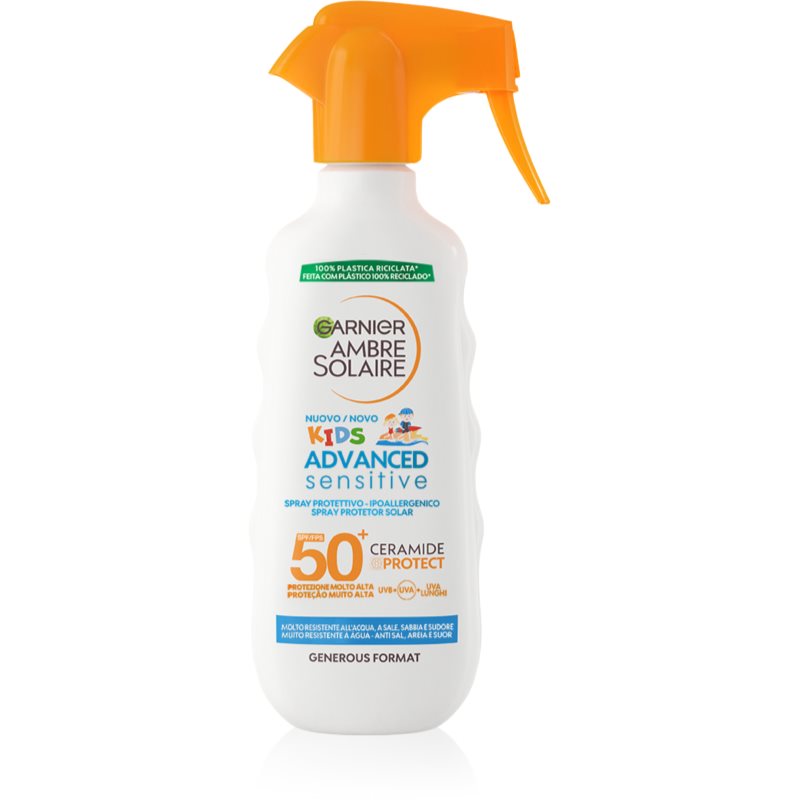 Garnier Ambre Solaire Advanced Sensitive Kids Protetor Solar Spray, SPF 50+, 270ml