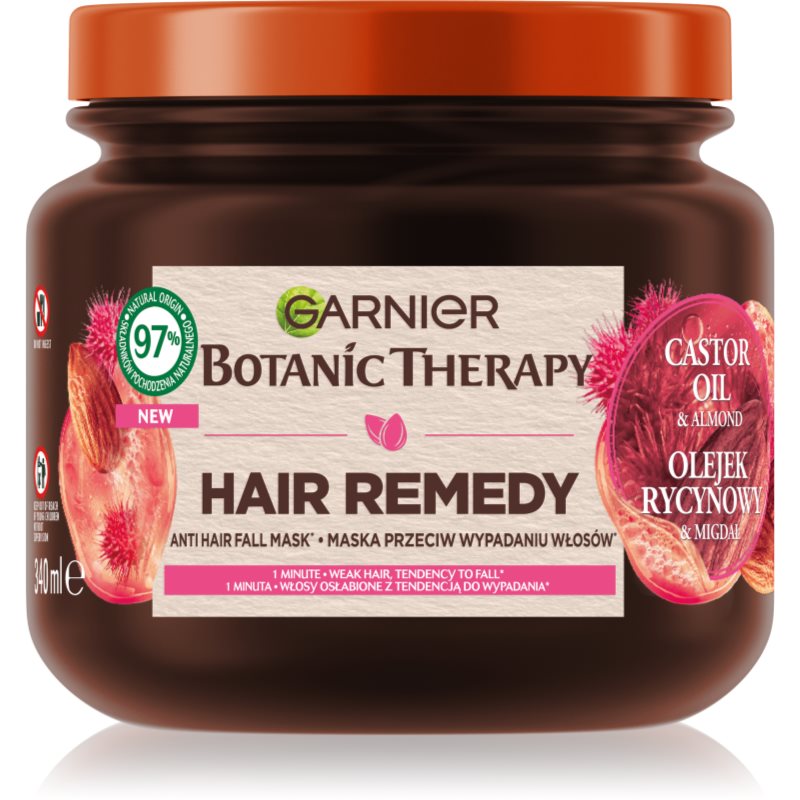 Garnier Botanic Therapy Hair Remedy masca de întărire pentru părul slab, cu tendința de a cădea 340 ml Garnier Botanic Therapy Hair Remedy masca de întărire pentru părul slab, cu tendința de a cădea 340 ml