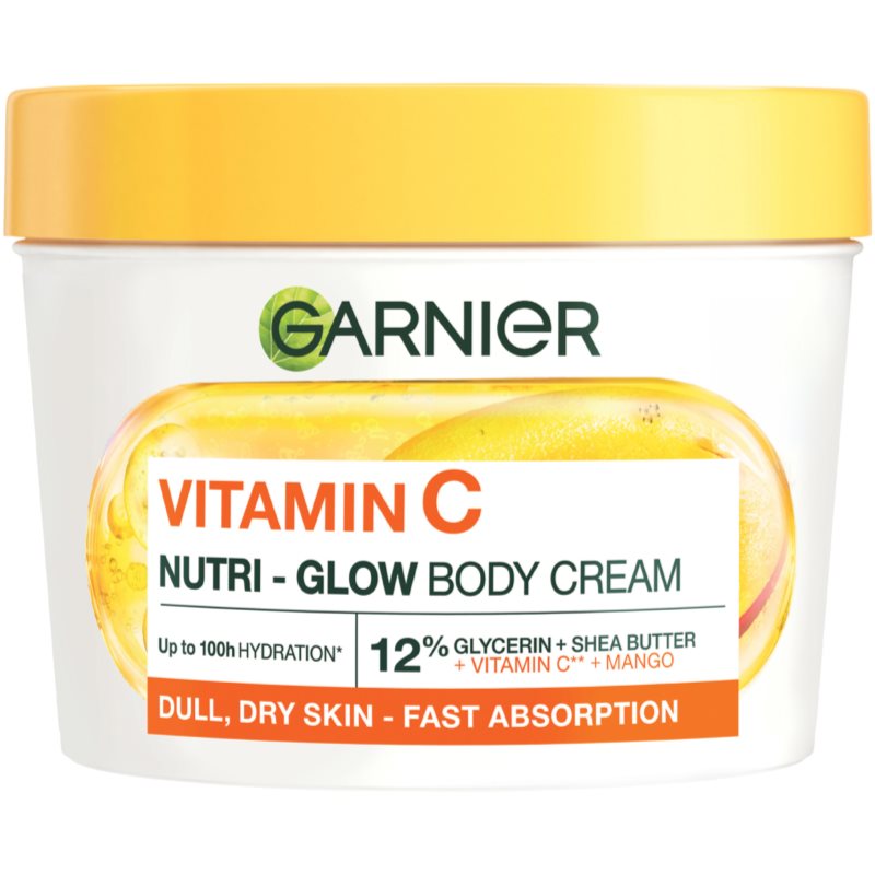 Garnier Body SuperFood cremă de corp, cu efect de iluminare cu vitamina C 380 ml