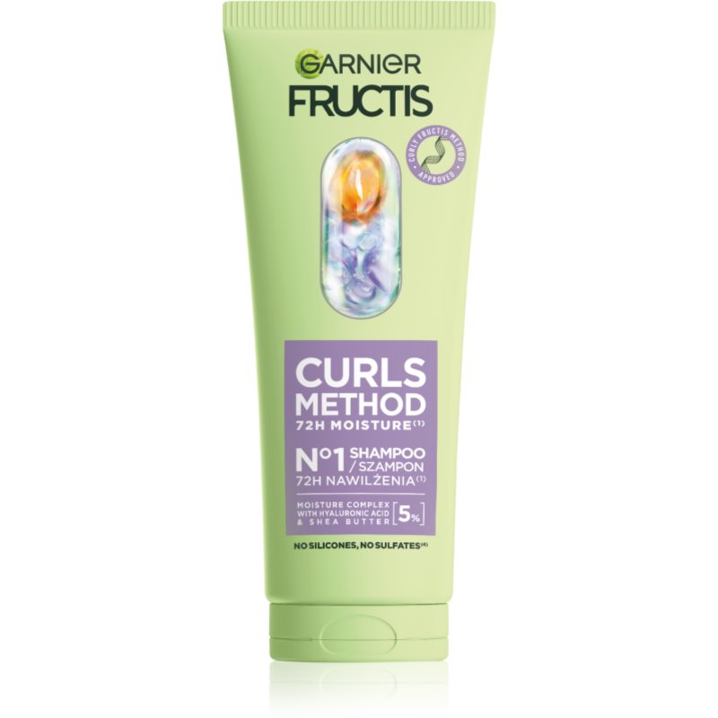 Garnier Fructis Curls Method sampon hidratant pentru par ondulat si cret 200 ml