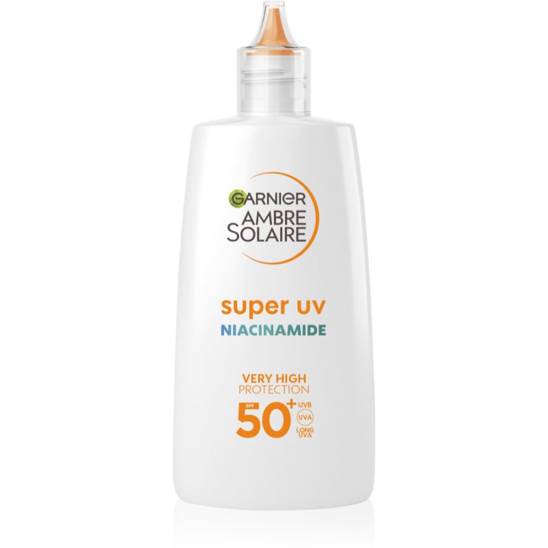 Garnier Ambre Solaire Super UV Niacinamide fluid protecție impotriva imperfectiunilor pielii SPF 50+ 40 ml