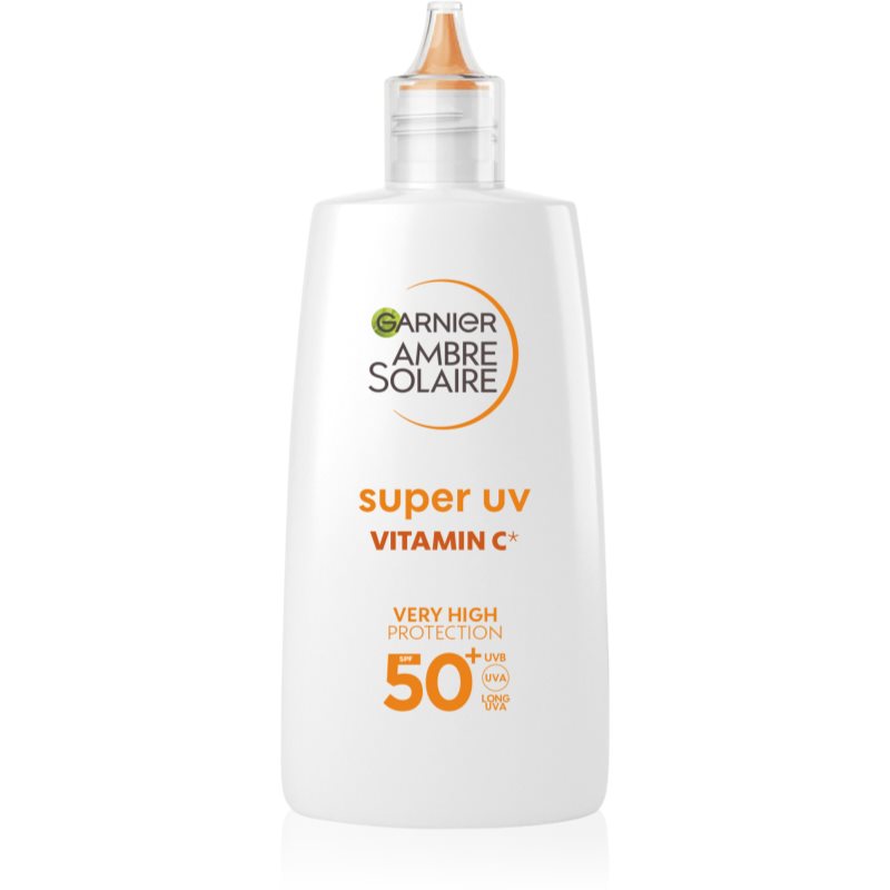 Garnier Ambre Solaire Super UV fluid protector pentru combaterea petelor negre. cu vitamina C SPF 50+ 40 ml