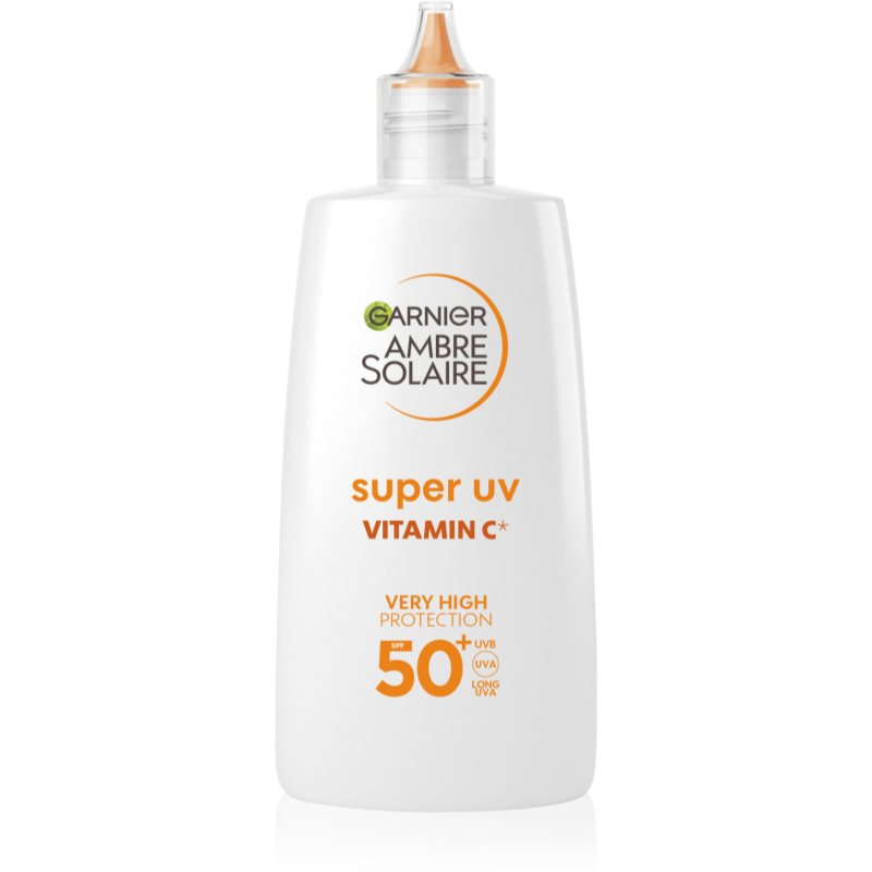 Garnier Ambre Solaire Super UV Vitamin C fluid protecție impotriva petelor intunecate SPF 50+ 40 ml