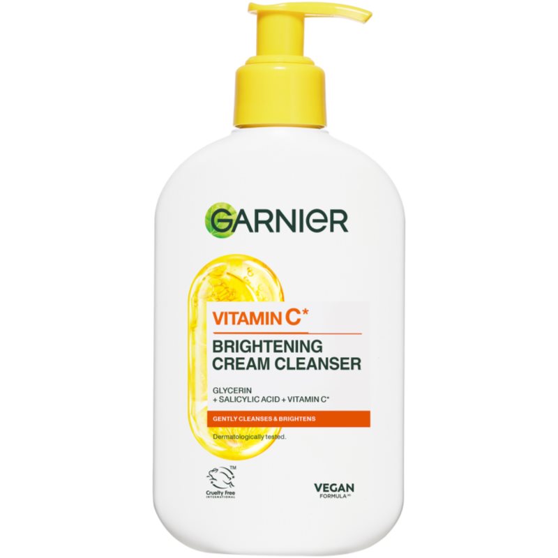 Garnier Pure Active Vitamin C cremă de curățare cu efect iluminator 250 ml