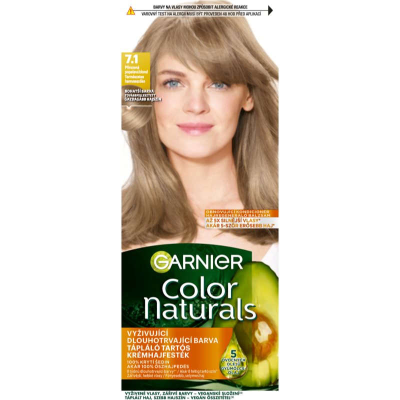 Garnier Color Naturals Creme culoare par culoare 7.1 Natural Ash Blonde 1 buc