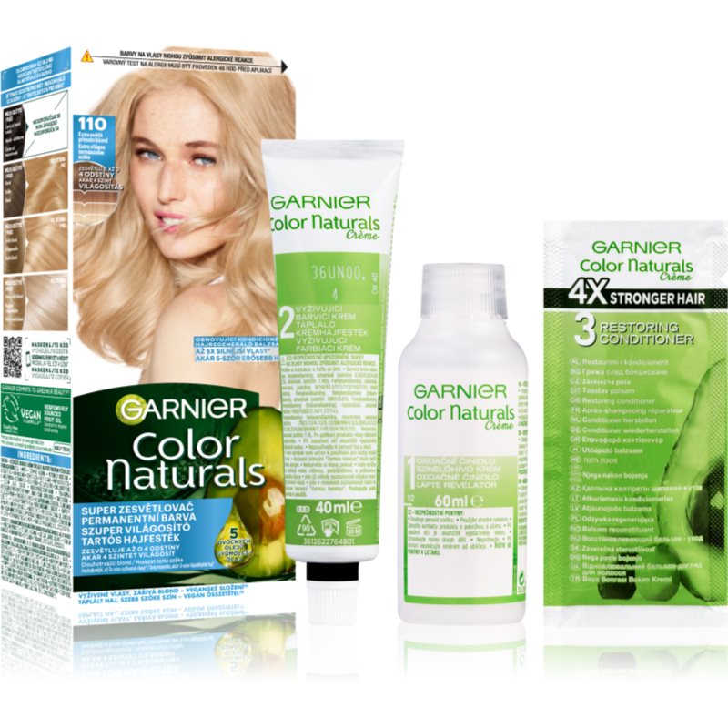 Garnier Color Naturals Creme culoare par culoare 110 Extra Light Natural Blonde 1 buc