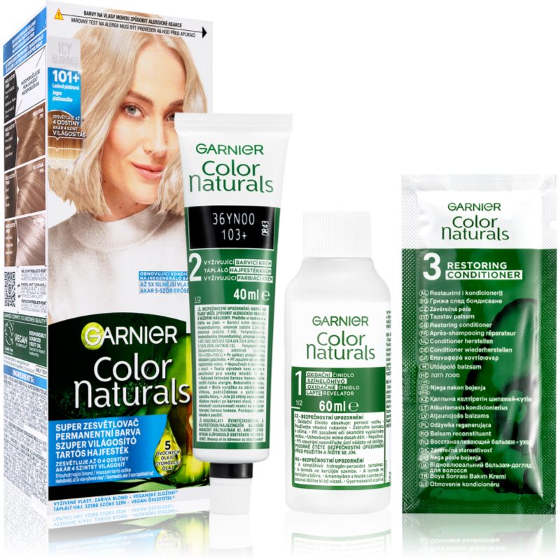 Garnier Color Naturals Creme culoare par culoare 101+ Platinum Ice 1 buc