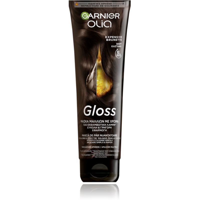 Garnier Olia Gloss mască colorantă pentru păr culoare Expensive Brunette 150 ml