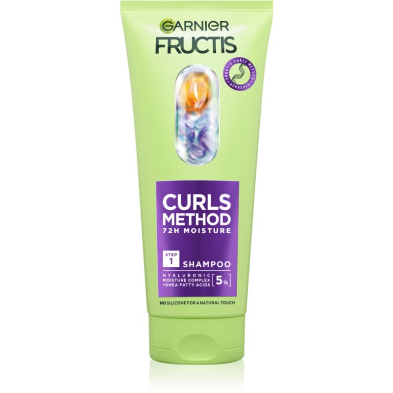 Garnier Fructis Curls Method sampon hidratant pentru par ondulat si cret 200 ml