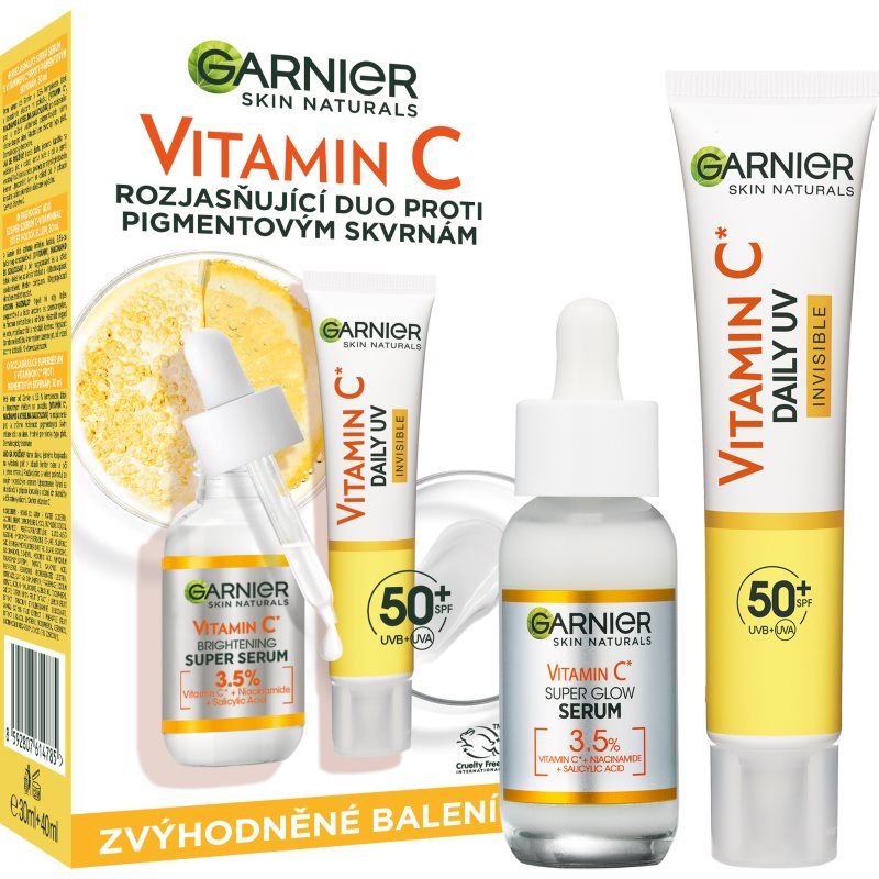 Garnier Skin Naturals Vitamin C set pentru o piele mai luminoasa