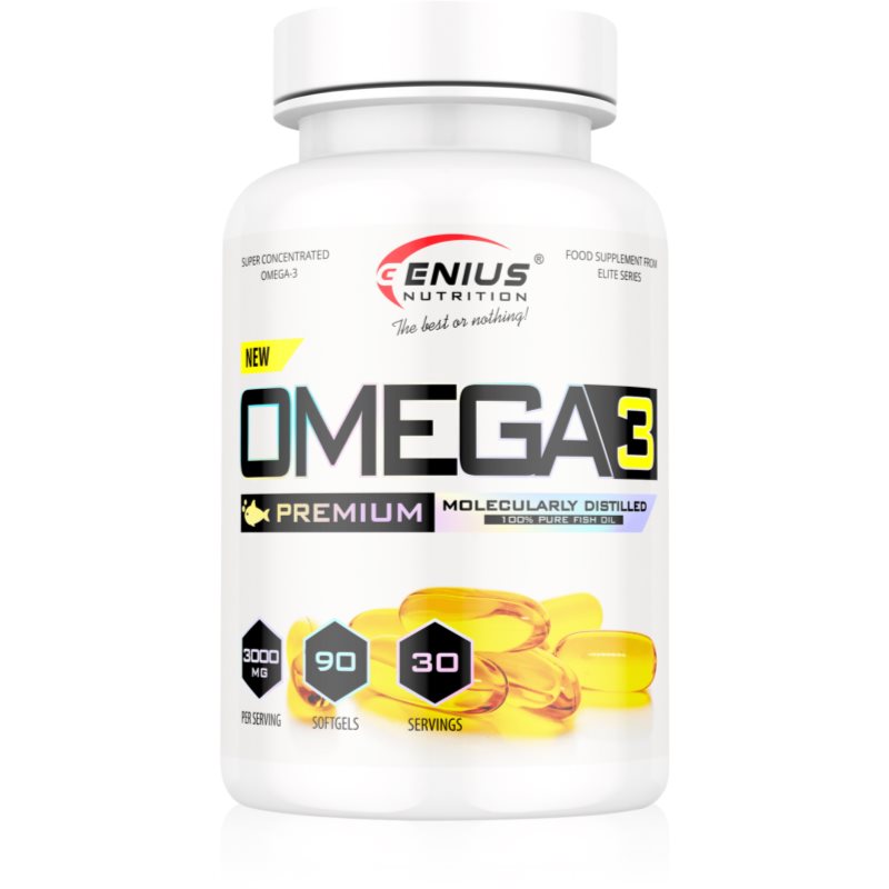 Genius Nutrition Omega-3 tablete cu acizi grași esențiali 80 buc Genius Nutrition Omega-3 tablete cu acizi grași esențiali 80 buc