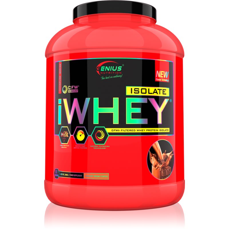 Genius Nutrition iWHEY® Isolate izolat din zer aroma Chocolate Dreams 2000 g