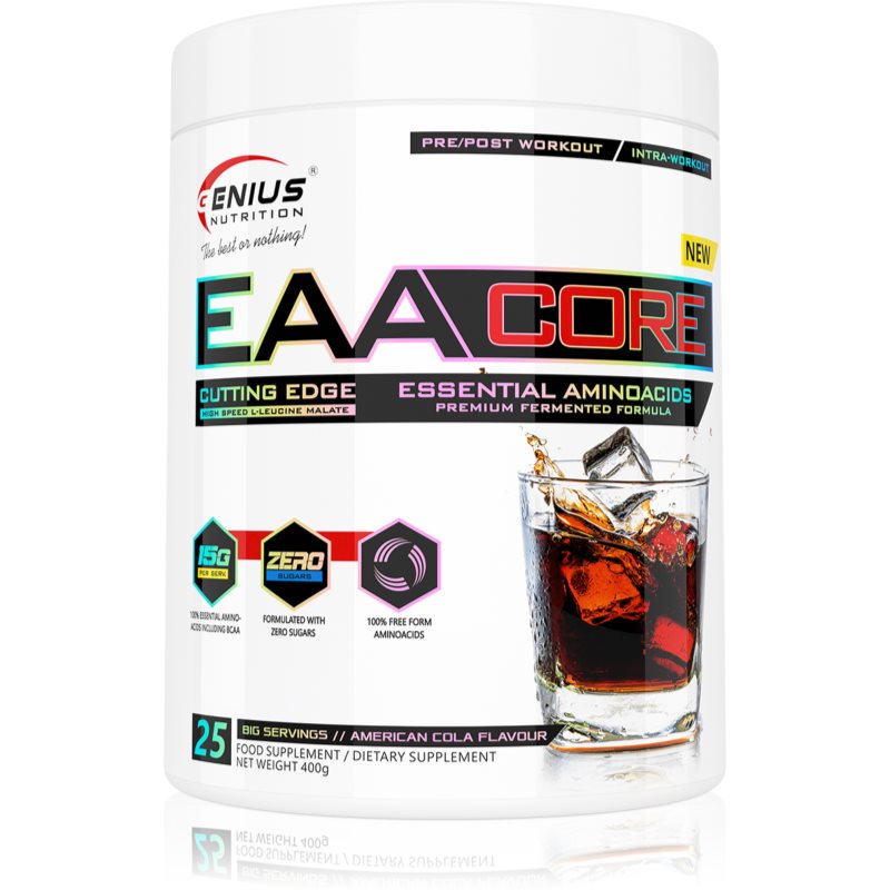 Genius Nutrition EAACORE complex de aminoacizi aroma Cola 400 g