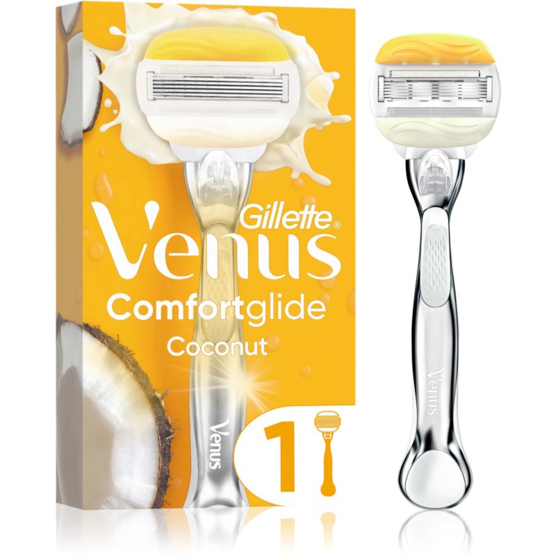 Gillette Venus ComfortGlide Olay Coconut aparat de ras cu capăt interschimbabil 1 buc